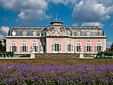 Schloss Benrath Rueckansicht