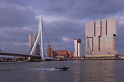 Rotterdam - Erasmusbrug und Kop van Zuid